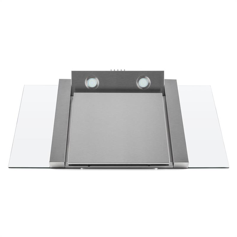 Klarstein RGL90WS, 90 cm, nerezová oceľ,komínový digestor – Obrázok 4