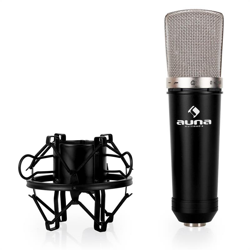 Auna CM003 kondenzátorový mikrofón, XLR, pavúk – Obrázok 2