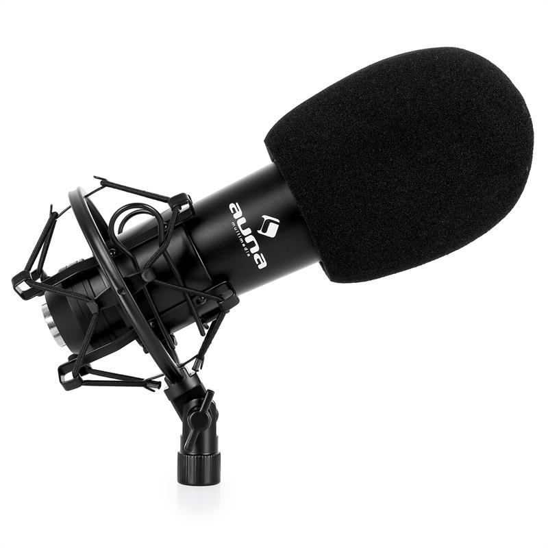 Auna CM003 kondenzátorový mikrofón, XLR, pavúk – Obrázok 4