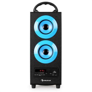 Auna Beachboy, 2.1 reproduktor, modrý, USB, SD, AUX, FM