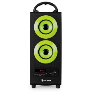 Auna Beachboy, 2.1 reproduktor, zelený, USB, SD, AUX, F
