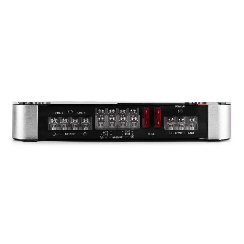 Auna Dark Star 6000, 600 W RMS, 6-kanálový koncový zosilňovač – Obrázok 3