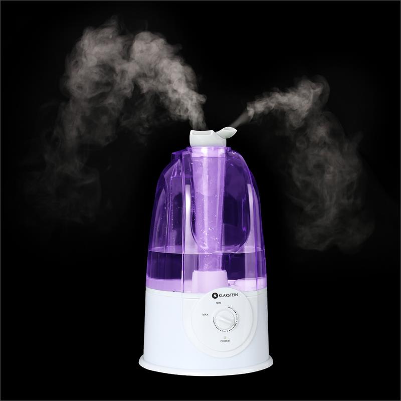 Klarstein Pure Air, 30 W, zvlhčovač vzduchu, fialový
