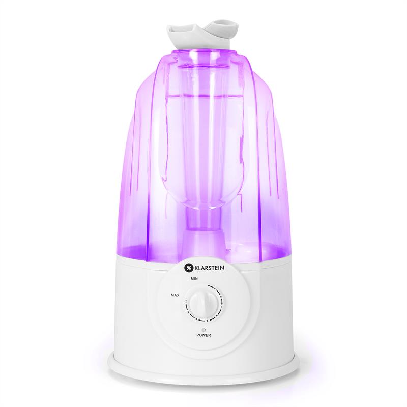 Klarstein Pure Air, 30 W, zvlhčovač vzduchu, fialový – Obrázok 2