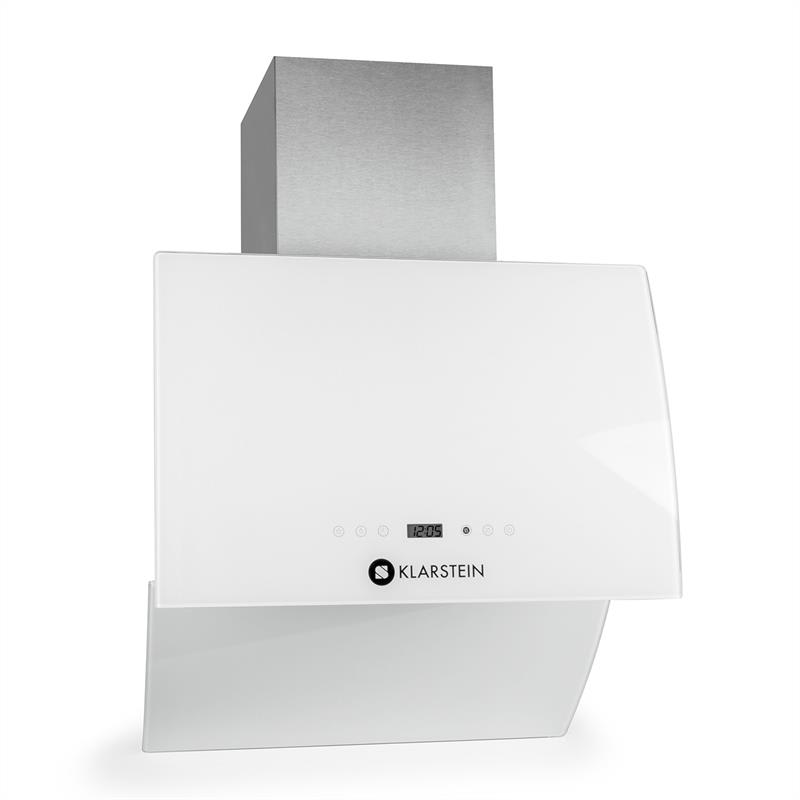 Klarstein RGL60WH komínový digestor, voľný priestor pre hlavu, 60 cm, 600m³/h – Obrázok 4