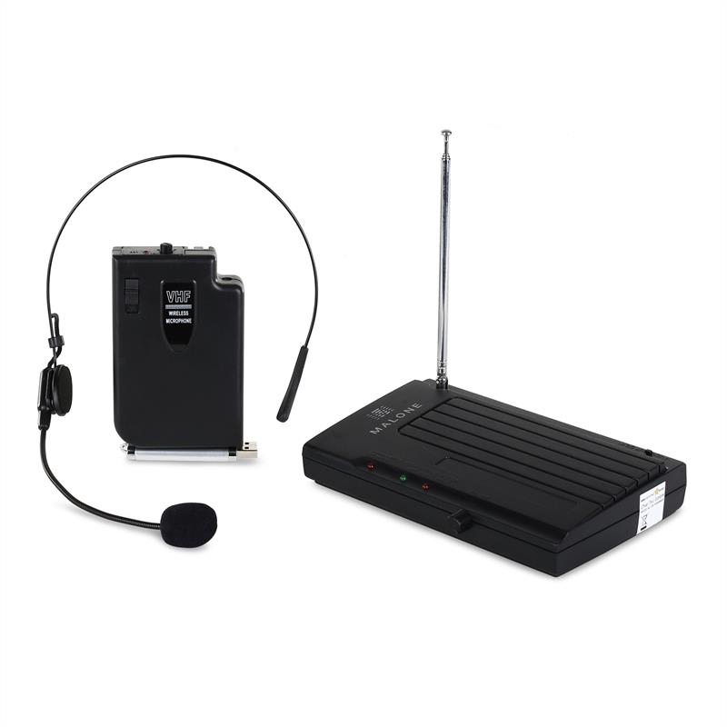Malone VHF-1-HS, 1-kanálový mikrofónový set, bezdrôtový – Obrázok 3