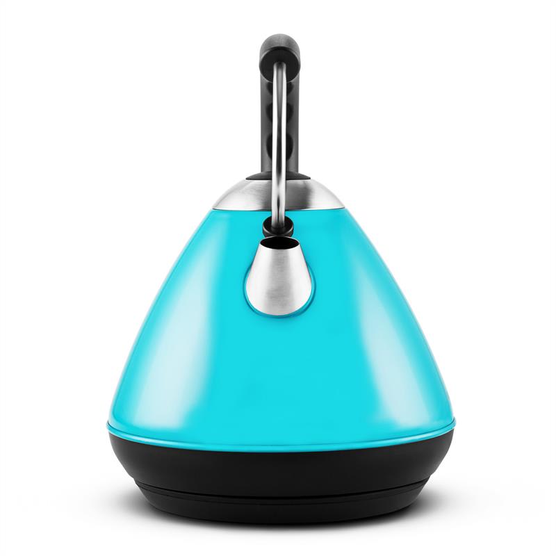 Klarstein Charlotte Blue, 1,7 l, 2200 W, rýchlovarná kanvica, čajník, bezkáblový, modrý – Obrázok 3