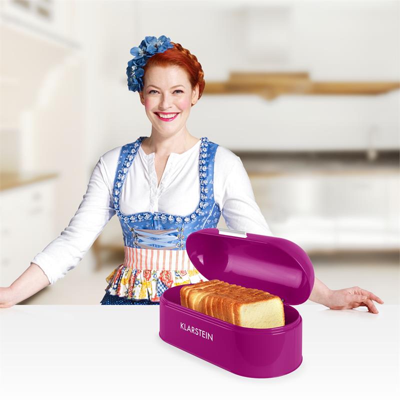 Klarstein Focaccia Viola, chlebník, 11,5 l, fialový