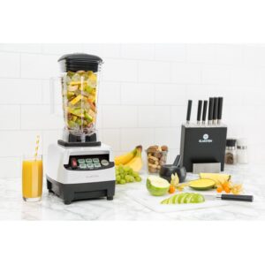 Klarstein IB-Herakles-5G-JTC-W, 1500 W, 2 litre, stolný mixér, biely, green smoothie