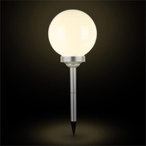 OneConcept LED-Flower 30, záhradné svietidlo, solárna lampa, Ø 30 cm, 4 LED diódy, IP44, teplá biela