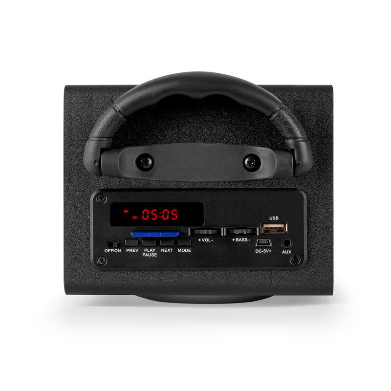 Auna Beachboy XXL, bluetooth reproduktor, čierny, USB, SD, AUX, FM – Obrázok 4