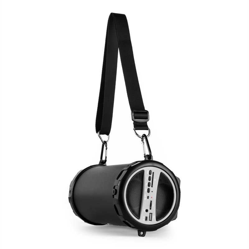 Auna Dr. Beat, 2.1 bluetooth reproduktor, USB, SD, AUX, UKW, akumulátor, strieborný
