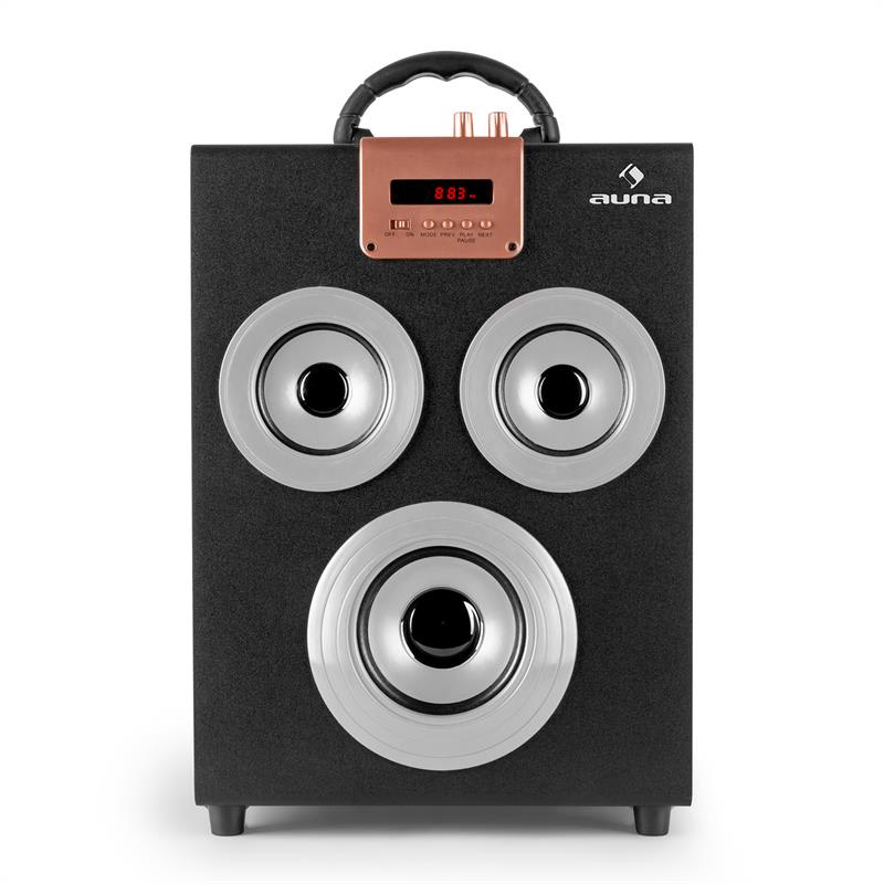 Auna Central Park, 2.1 bluetooth reproduktor, USB, SD, prenosný