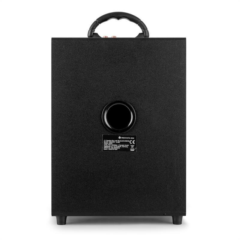 Auna Central Park, 2.1 bluetooth reproduktor, USB, SD, prenosný – Obrázok 2