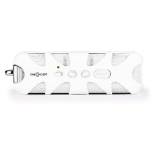 OneConcept White Know, bluetooth reproduktor, AUX, akum.