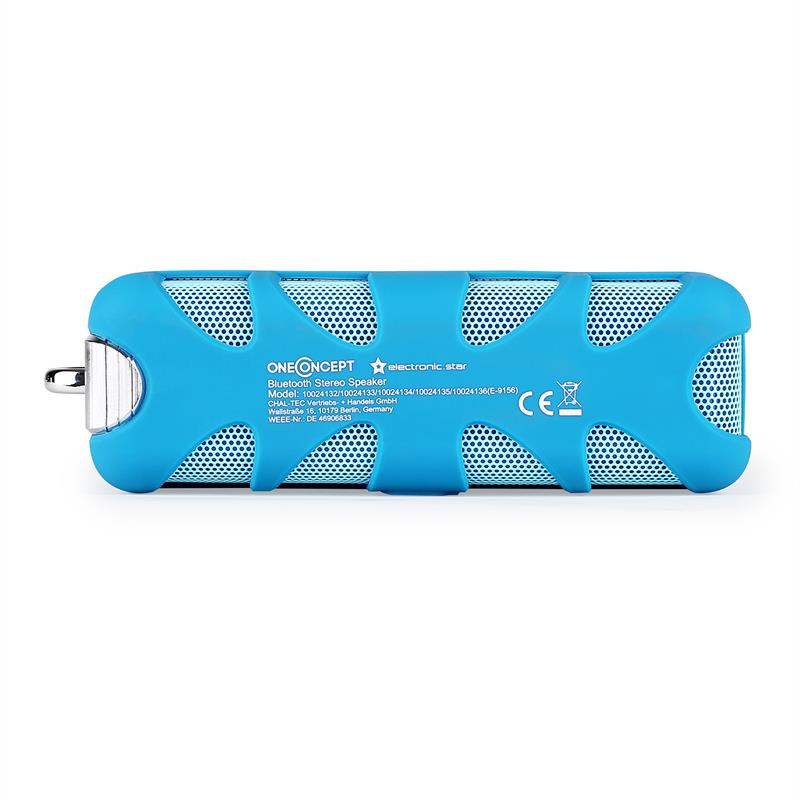 OneConcept Blue Know, bluetooth reproduktor, AUX, akumulátor – Obrázok 3