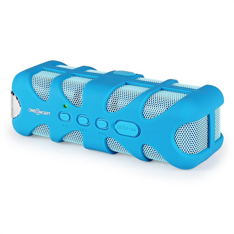 OneConcept Blue Know, bluetooth reproduktor, AUX, akumulátor – Obrázok 4