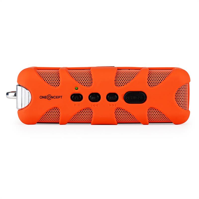 OneConcept Orange Know, bluetooth reproduktor, AUX, akum.