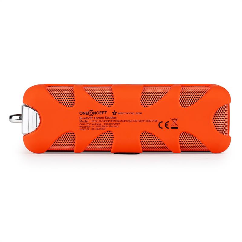 OneConcept Orange Know, bluetooth reproduktor, AUX, akum. – Obrázok 2
