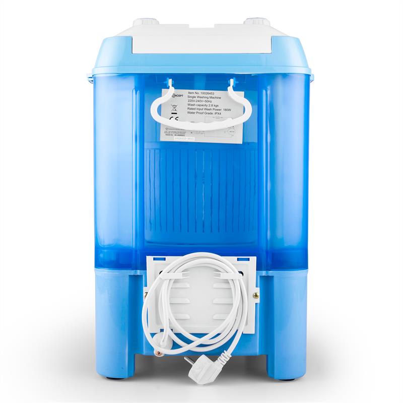 OneConcept SG003, 180 W, 2,8 kg, mini práčka, odstreďovanie, IPX4 – Obrázok 2