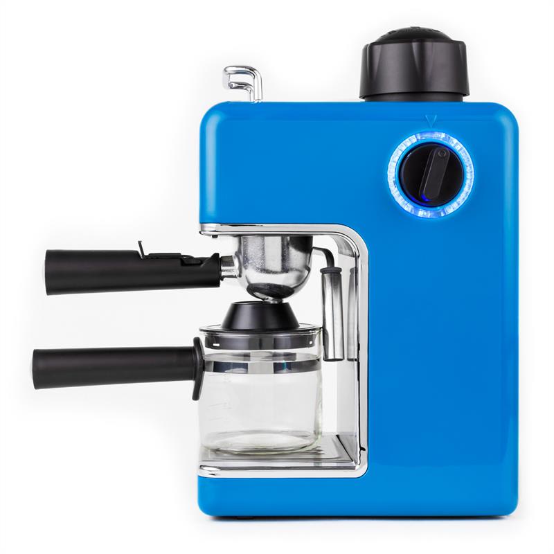 Klarstein oneConcept Sagrada Azzuro, 800 W, 3,5 bar, 4 šálky, stroj na espresso, nerezová oceľ – Obrázok 2