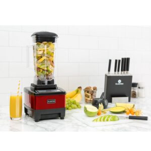 Klarstein Herakles-4G-E, 1500 W, 2 litre, stolný mixér, červený, green smoothie, bez BPA