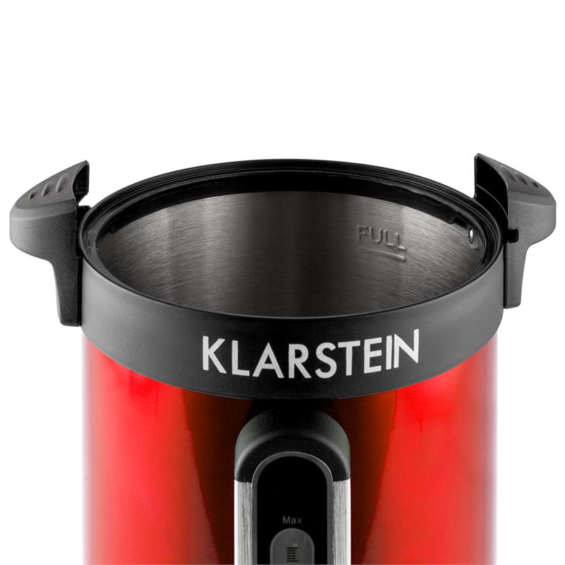 Klarstein Big-Bacchus, 8,8 l, nádoba na varené víno, nerezová oceľ, červená, prenosná – Obrázok 4