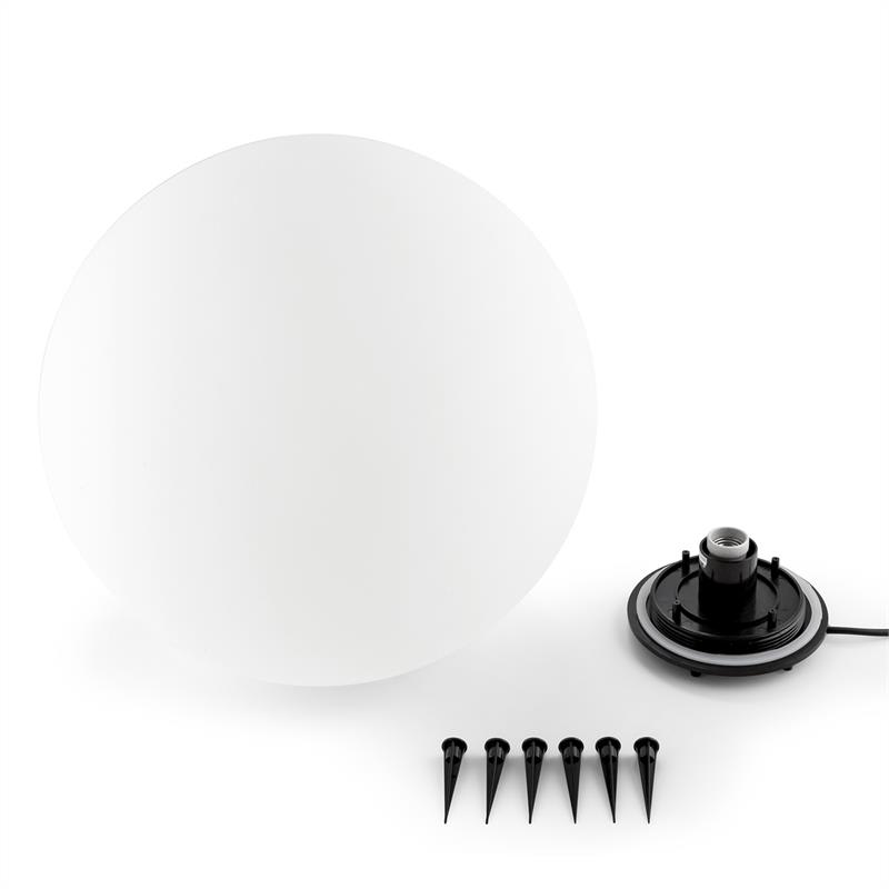 Lightcraft Shineball XL, záhradné svietidlo, guľovité, 50 cm, biele – Obrázok 3