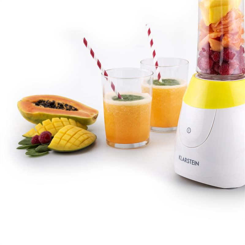 Klarstein TK54-Paradise-City, 300W, stojaci mixér/smoothie maker bez BPA, 2 x mixovacia fľaša – Obrázok 3