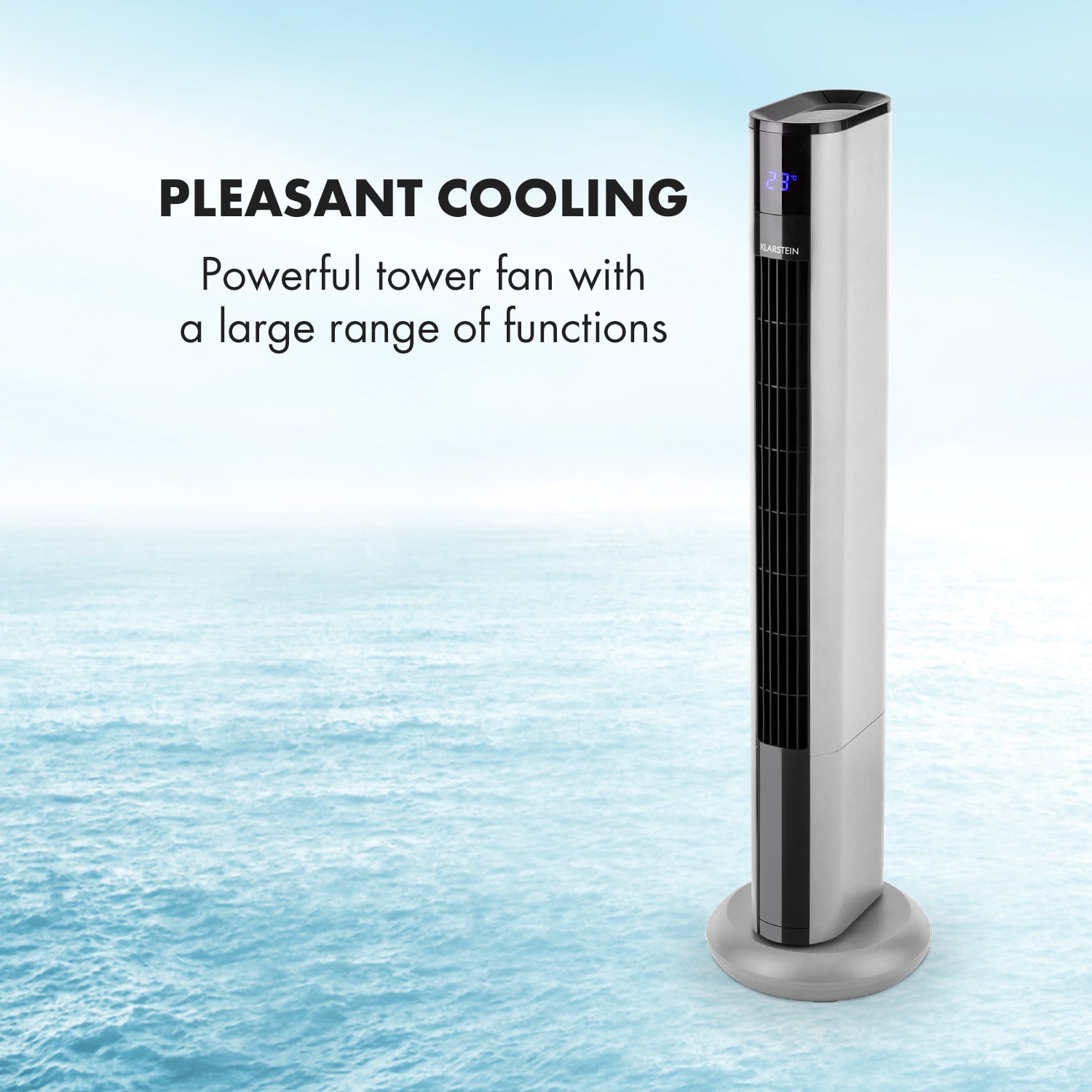 Klarstein Skyscraper 3G, stĺpový ventilátor s dotykovým ovládaním, 50 W, diaľkový ovládač – Obrázok 2