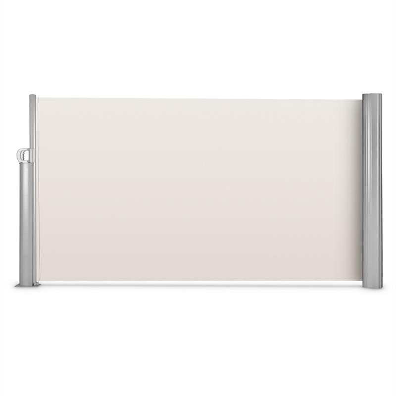 Blumfeldt Bari 316, bočná clona, bočná roleta, 300 x 160 cm, hliník, krémovo piesková