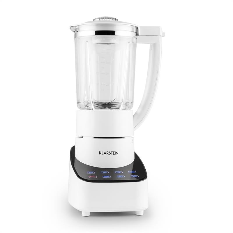 Klarstein Touch & Go, stolný mixér, 700 W, 1,5 l, sklenený džbán, dotykové ovládanie, biely – Obrázok 2