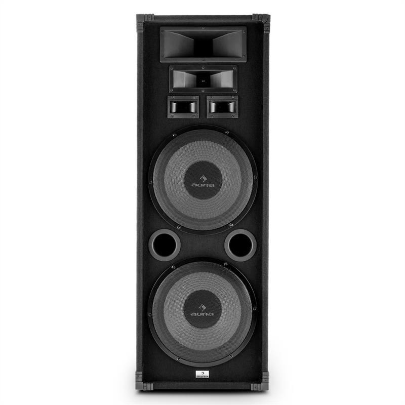 Auna PA-2200, fullrange PA reproduktor, 2x12" basový reproduktor