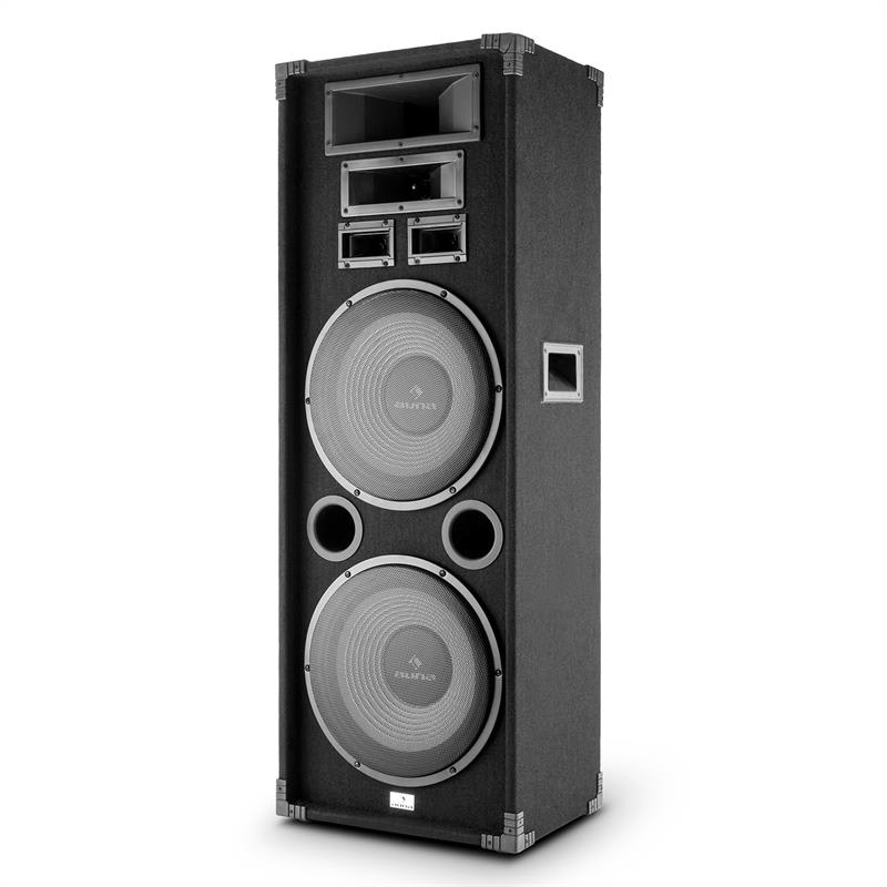 Auna PA-2200, fullrange PA reproduktor, 2x12" basový reproduktor – Obrázok 4