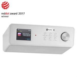 Auna KR-200, strieborné, kuchynské rádio, zabudovateľné, WiFi, DAB+