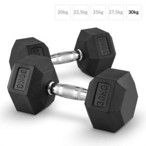 Capital Sports Hexbell 30, 30kg, krátkoručná činka (dumbbell)