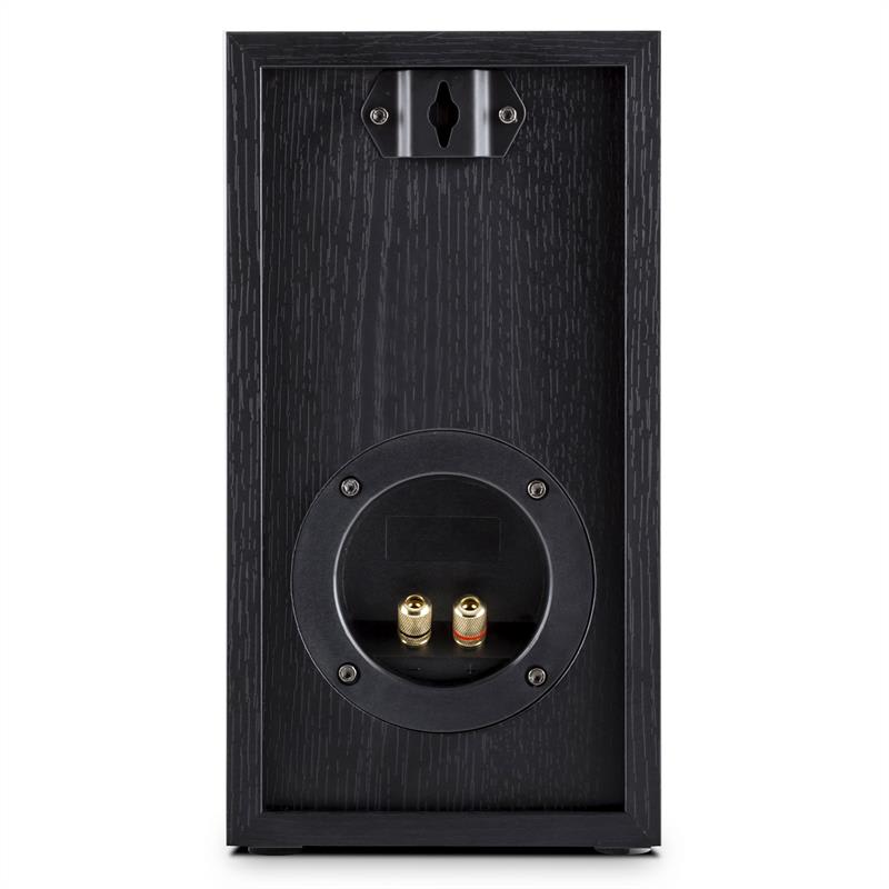 Auna Linie 501 BS-BK, 100W, dvojica regálových pasívnych reproduktorov, čierne – Obrázok 4