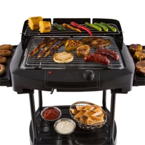 OneConcept Dr. Beef II, 2000W, stolný i stojaci elektrický gril s termostatom