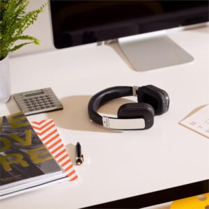 Auna Elegance, bluetooth NFC slúchadlá, akumulátor, handsfree, syntetická koža, hliník, aptX