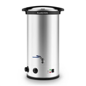 Klarstein Beerfest, sladový kotol, 30 l, 2500 W, zariadenie na varenie piva, nehrdzavejúca oceľ s dvojitou stenou