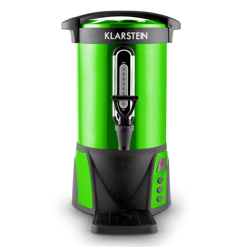 Klarstein Bacchus, 1500 W, kotol na varené víno s objemom 6,8l, nerezová oceľ, zelený, prenosný – Obrázok 2