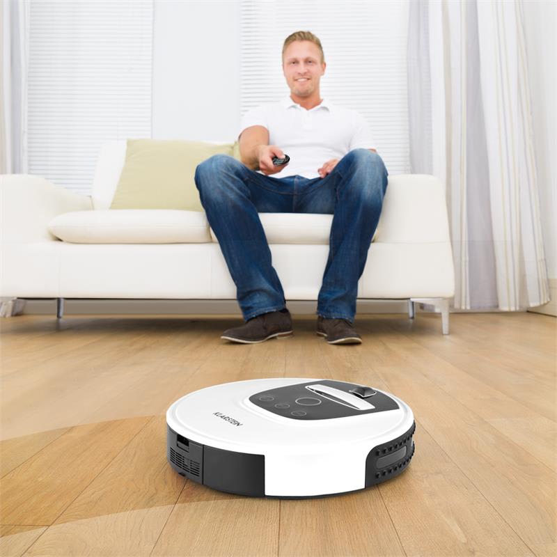 Klarstein Cleanhero, robotický vysávač, automatický, diaľkové ovládanie, biely – Obrázok 4