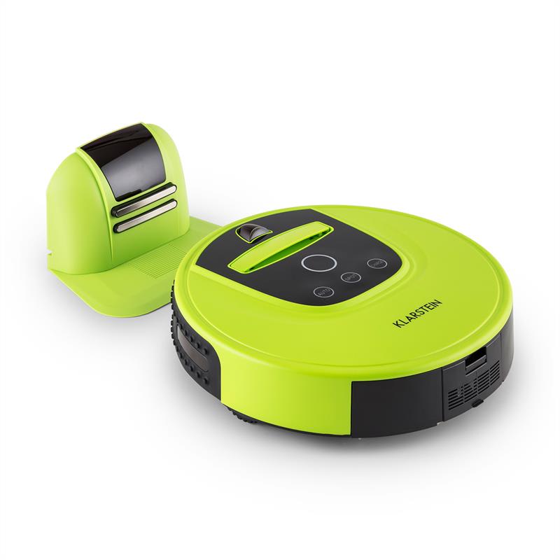 Klarstein Cleanhero, robotický vysávač, automatický, diaľkové ovládanie, zelený – Obrázok 2