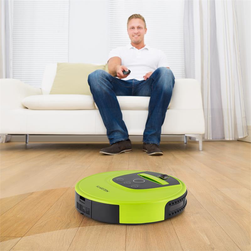 Klarstein Cleanhero, robotický vysávač, automatický, diaľkové ovládanie, zelený – Obrázok 4