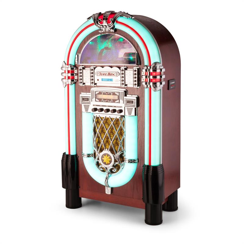 Auna Graceland XXL BT, jukebox s bluetooth USB SD AUX CD FM/AM – Obrázok 3