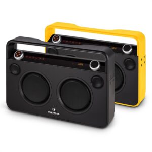 Auna Bebop Ghettoblaster, čierny, USB bluetooth AUX MIC
