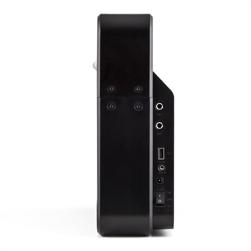 Auna Bebop Ghettoblaster, čierny, USB bluetooth AUX MIC – Obrázok 3