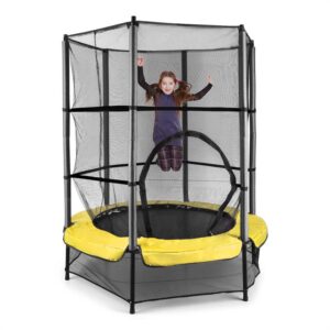 KLARFIT Rocketkid, trampolína, Ø140cm, bezpečnostná sieť, bungee pruženie, od 3 rokov