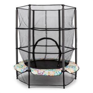 KLARFIT Rocketkid, trampolína, Ø140cm, bezpečnostná sieť, bungee pruženie, od 3 rokov
