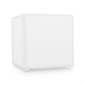 Blumfeldt Shinecube, LED kocka na sedenie, 40 x 40 x 40 cm, svietiaca kocka, 16 LED, diaľkové ovládanie